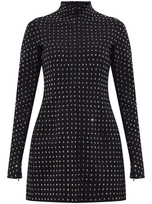 soraia mini dress in black camila coelho Solene Black Long Sleeve Mini Dress main image 0