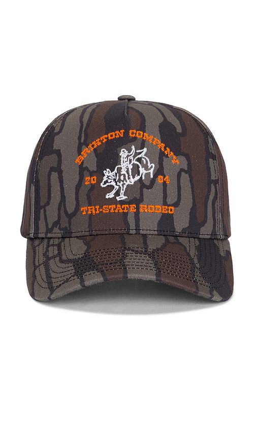Brixton Danforth Netplus Snapback Hat in Army