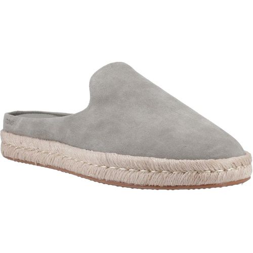 Toms Santiago Mule Leather Men's Vetiver Grey Slipper