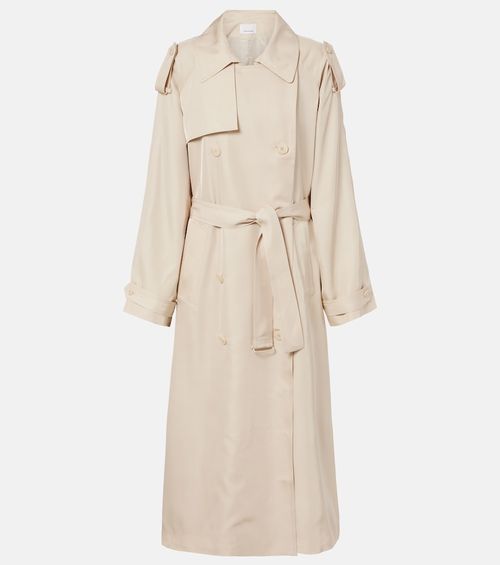 Veyron ovesized twill trench coat