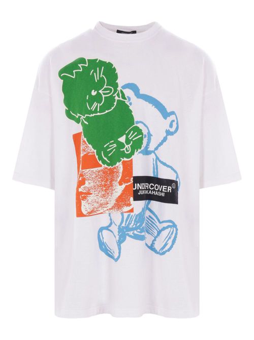 Graphic-print crew-neck T-shirt - White