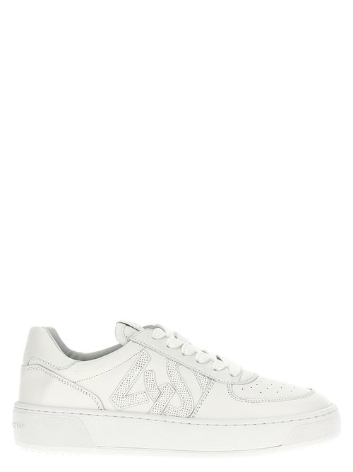 -Courtside Monogram Sneakers Bianco-Donna