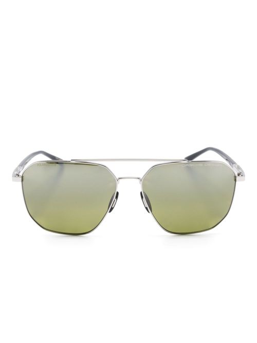 Pilot-frame sunglasses - Silver