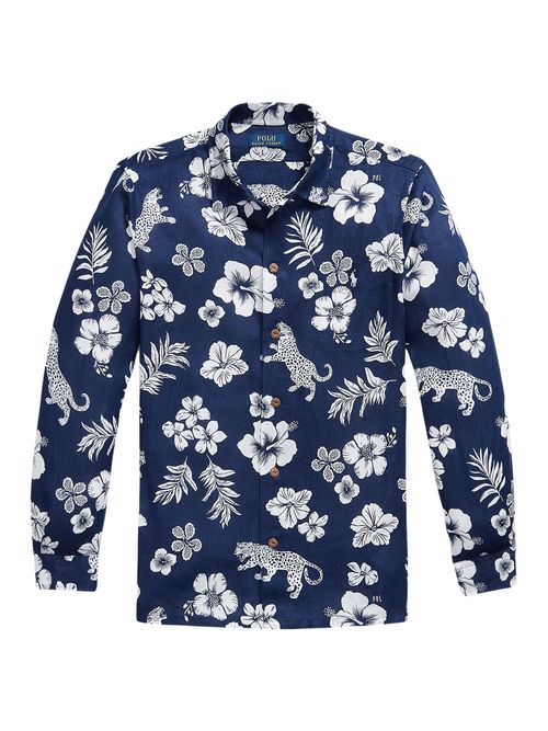 Classic Linen Button-Up Shirt for Men