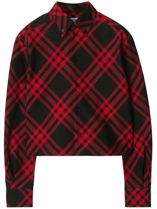 Cropped shirt - Red