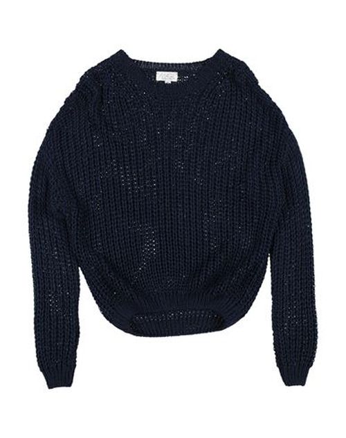 Kid Girl Sweater Midnight blue Size 10 Polyacrylic