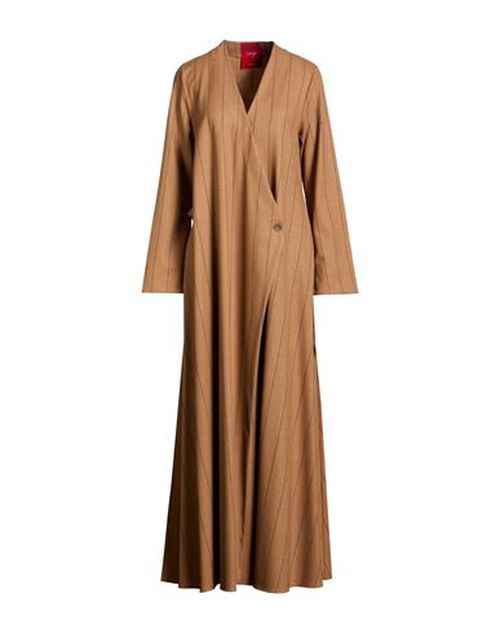 Co. go Woman Maxi dress Camel Size 4 Virgin Wool, Elastane