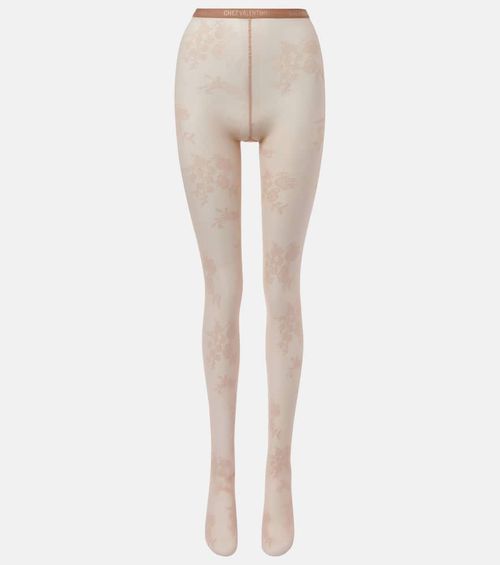 Floral tights