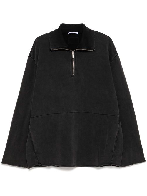 Upstate half-zip sweatshirt - Black