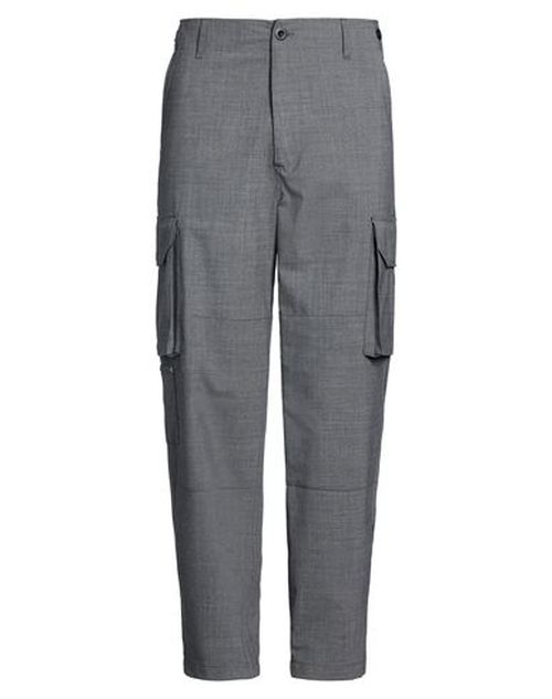 Man Pants Grey Size 30 Polyester, Virgin Wool, Elastane
