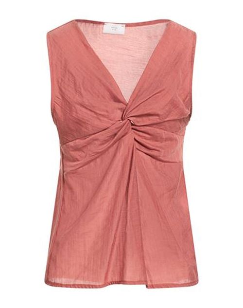 Woman Top Rust Size S Lyocell, Polyester