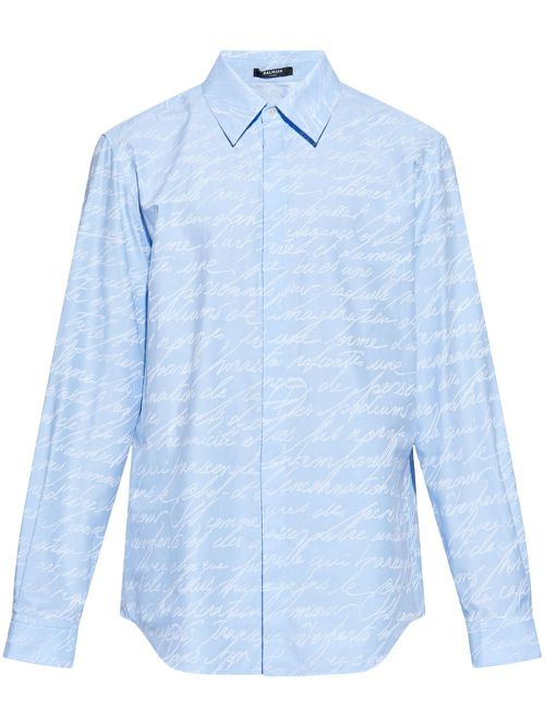 Printed shirt - Blue