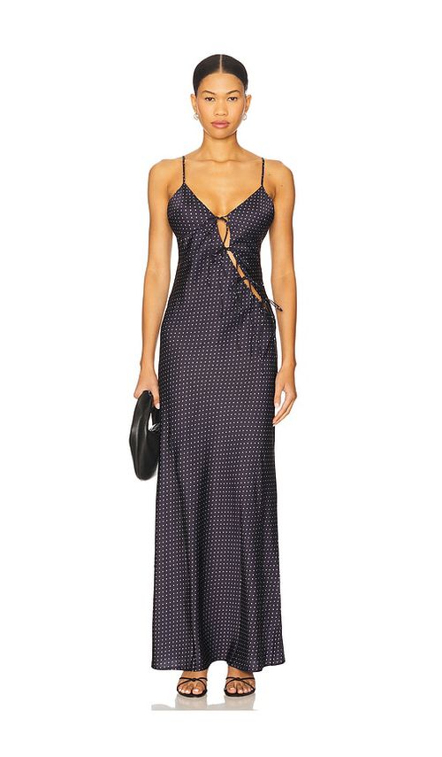 LIONESS KLEID ABOUT A GIRL MAXI in Black. Größe XXS. Also in L, M, S