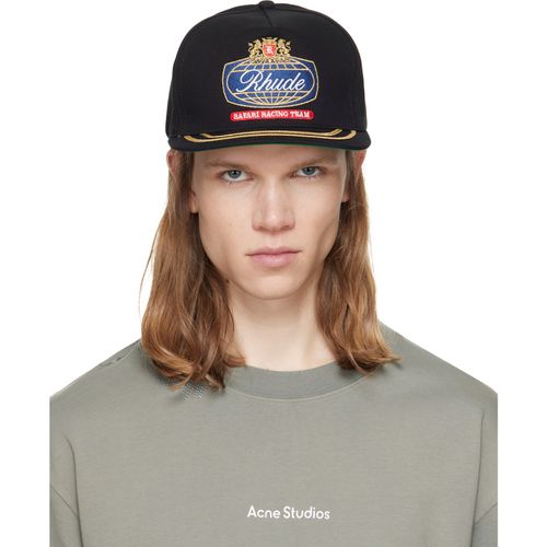 Black 'Safari' Crest Cap