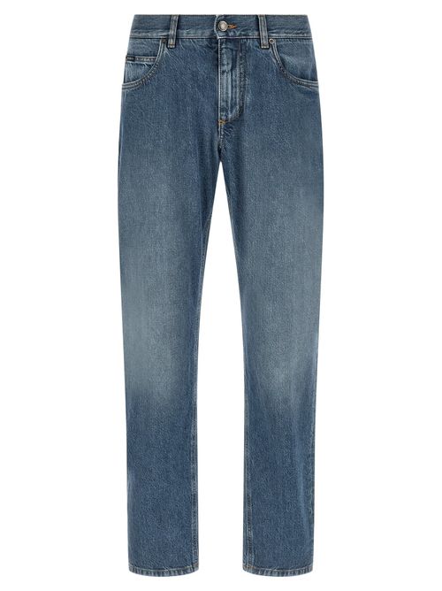 Heraldic Embroidery Jeans