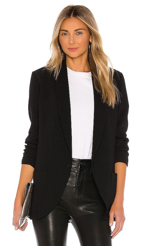 Amanda Uprichard OVERSIZED-BLAZER in Black. Größe XS. Also in L, M