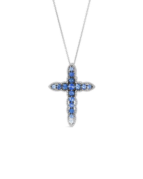 Denim Ombré® 14K 1.16 ct. tw. Sapphire Ombre Pendant
