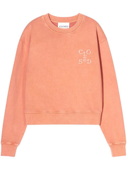 Printed swetashirt - Orange