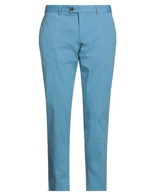 Hiltl Man Pants Pastel blue Size 34 Cotton, Nylon, Elastane