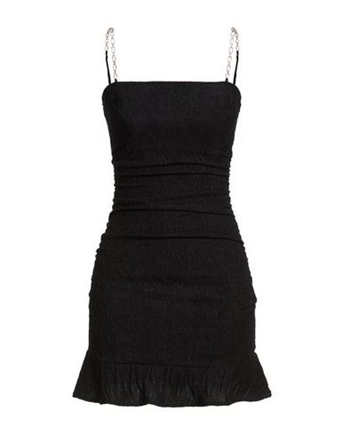 Woman Mini dress Black Size 0 Polyester, Elastane