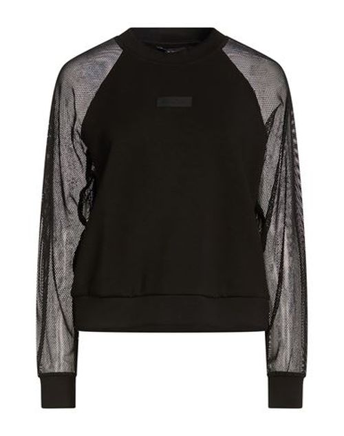 Woman Sweatshirt Black Size L Polyamide, Viscose, Elastane