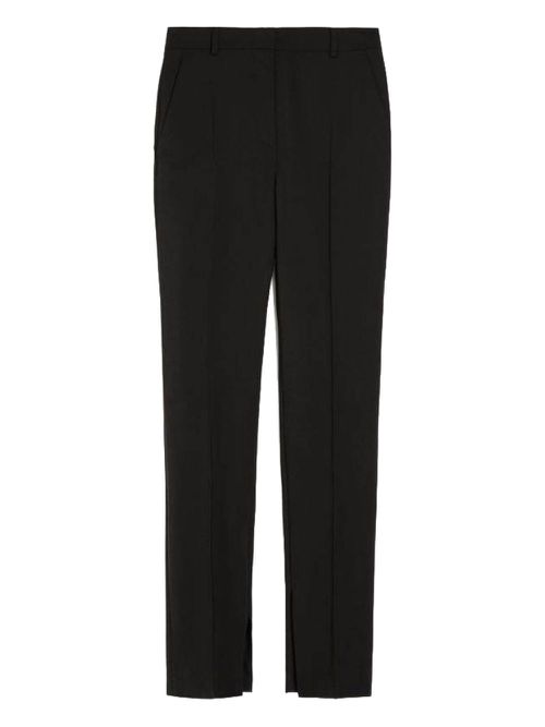 Sportmax side-slit trousers - Black
