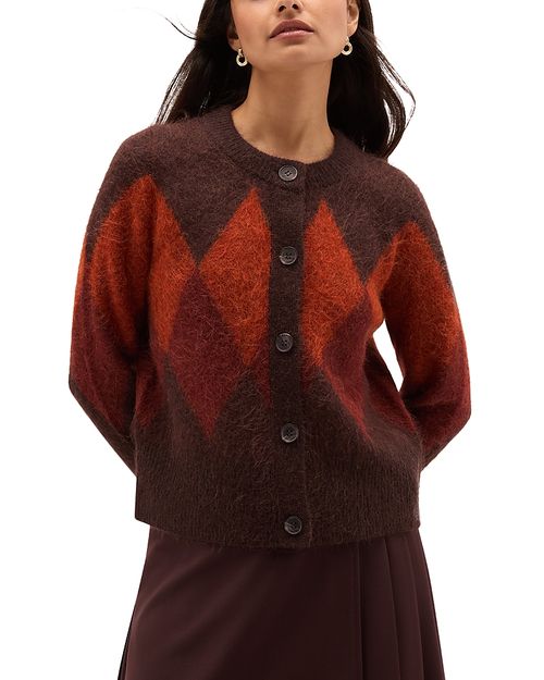 Izzy Argyle Cardigan Sweater