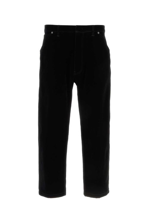 Black Velvet Denim Pant