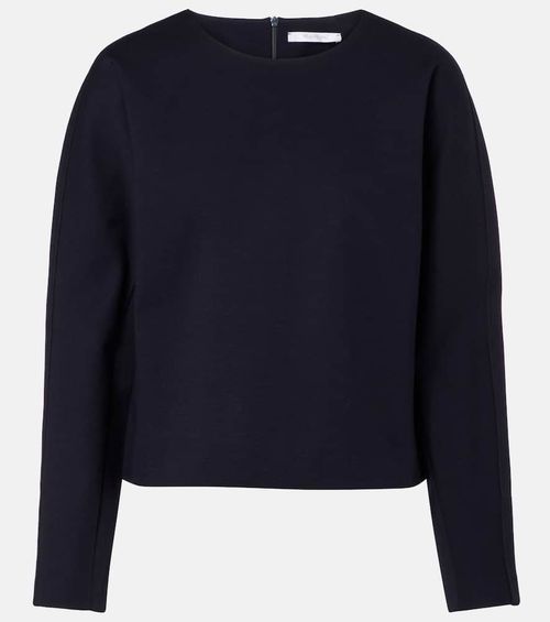 Girello wool and cotton-blend top