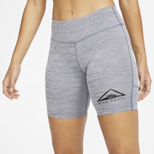 (L) Nike Womens Fast 7' Trail Running Short Tights Gym Yoga Training - Grey