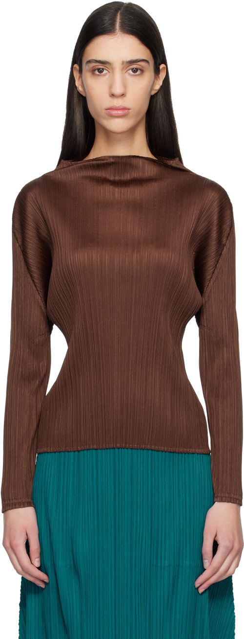 Brown Monthly Colors November Top