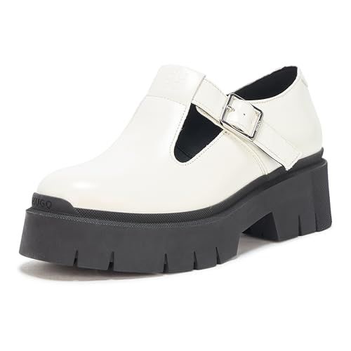HUGO  Kris Chunky Platform Mary Jane Shoes