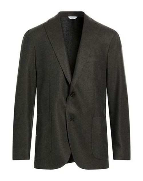 Man Blazer Dark green Size 36 Virgin Wool, Polyamide, Acrylic, Cashmere, Elastane