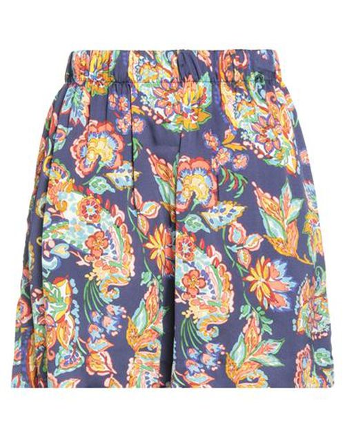 Woman Shorts & Bermuda Shorts Navy Size XL Viscose