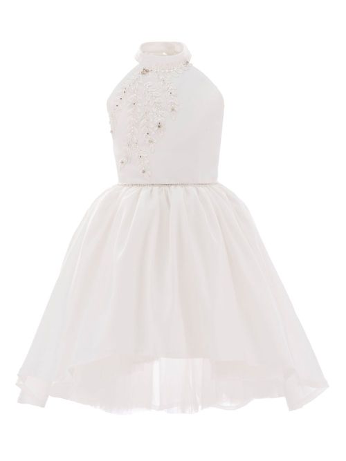 Lavonne embroidered dress - White