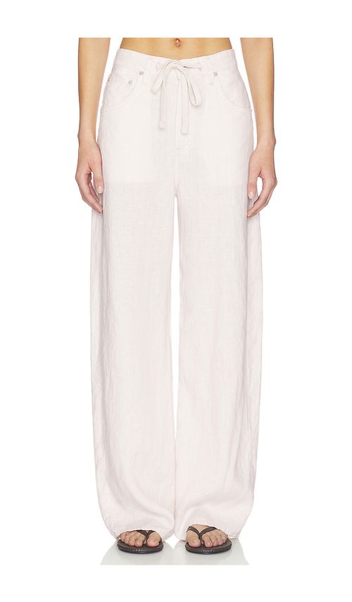 Citizens of Humanity Petite Brynn Drawstring Trouser Pants in Cream. 23P. Also in 30P, 31P, 32P, 33P, 34P, 29P