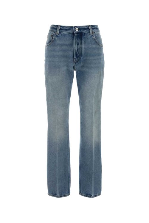 Cotton Denim Jeans — Blue