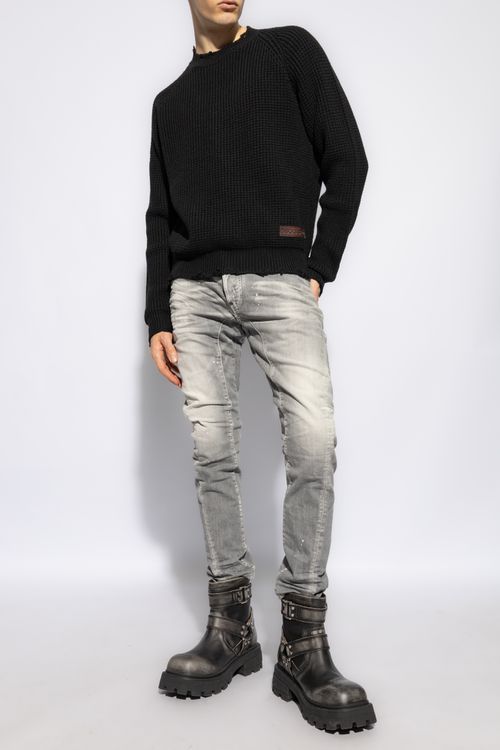 Wool Sweater, Men's, Black