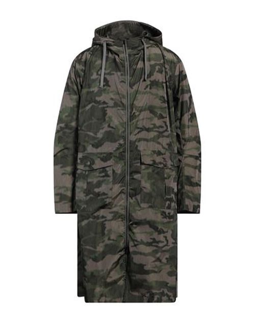Man Overcoat & Trench Coat Military green