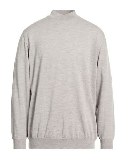 Man Turtleneck Light grey Size 46 Merino Wool