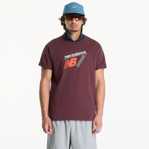 T-shirt New Balance Classic Tri-Logo T-shirt Cherry Leather
