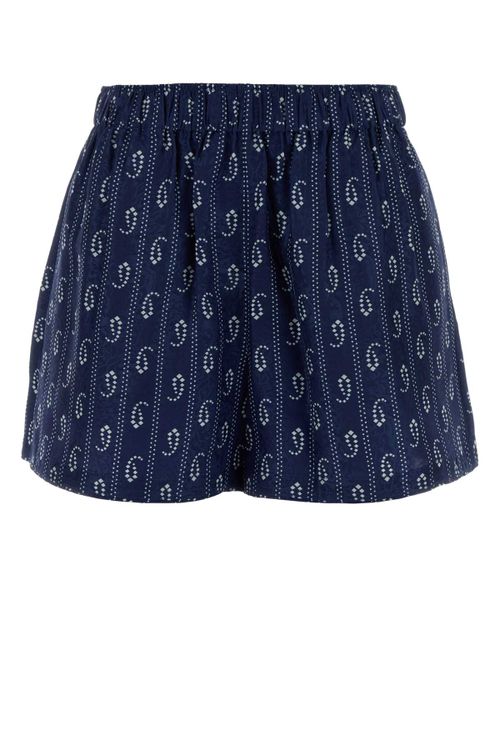 Paisley Shorts — Navy