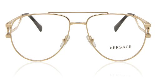 Versace VE1269 1002 Men's Eyeglasses Gold Size 57 (Frame Only) - Blue Light Block Available