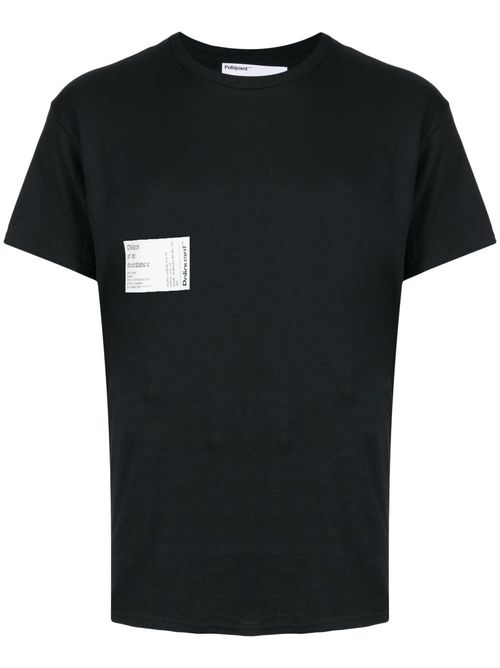 Graphic-print cotton T-shirt - Black