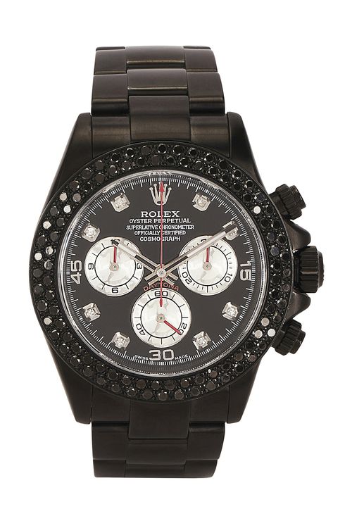 MINDS Rolex Daytona in Black - Black. a