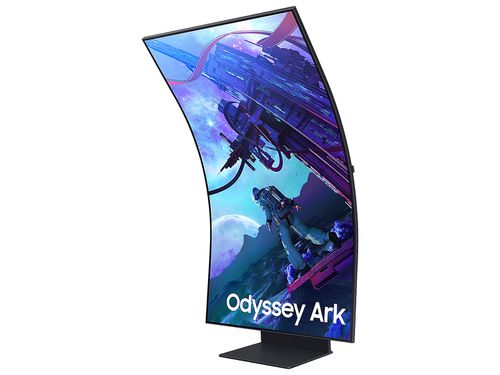55" Monitor Odyssey Ark 2nd Gen. 4K UHD 165Hz 1ms in black (GtG) Quantum Mini-LED Curved Gaming Screen(LS55CG970NNXGO)