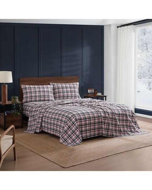 Glenbrook Plaid Cotton Flannel Sheet Set