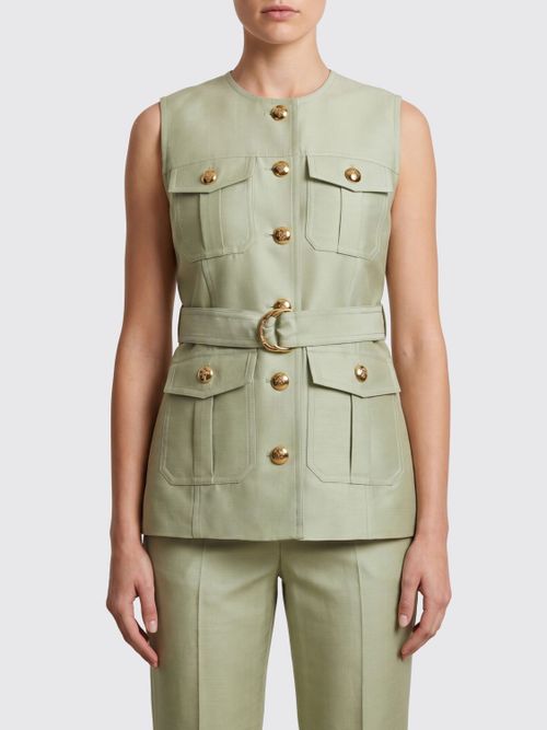 Waistcoat Woman color Green