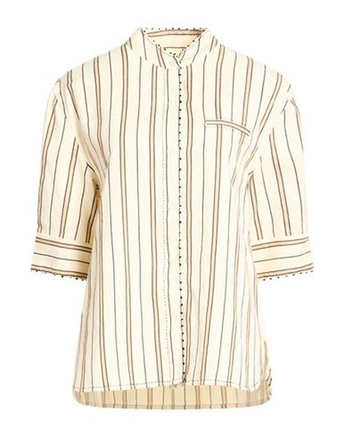 Woman Shirt Ivory Size 2 Cotton