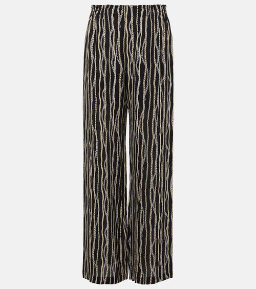 Chloé Printed silk pants